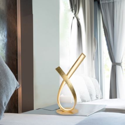 Paul Neuhaus 4720-12 - LED Himmennettävä pöytälamppu LINDA LED/11,4W/230V kulta