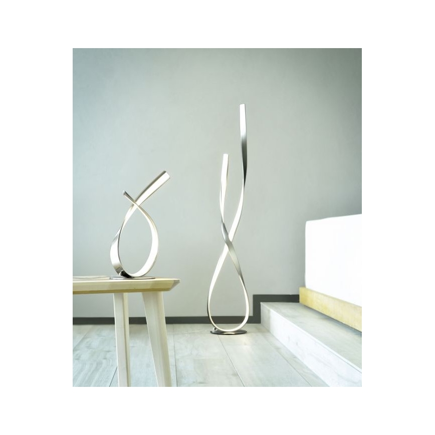 Paul Neuhaus 4720-55 - Himmennettävä LED Pöytälamppu LINDA LED/11,4W/230V mattakromi