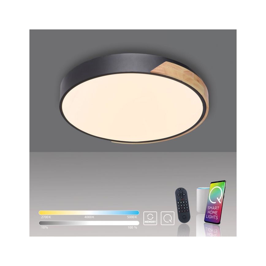 Paul Neuhaus 6071-18 - LED himmennettävä kattovalaisin Q-PIATO LED/35W/230V halkaisija 51 cm 2700-5000K Wi-Fi + kaukosäädin