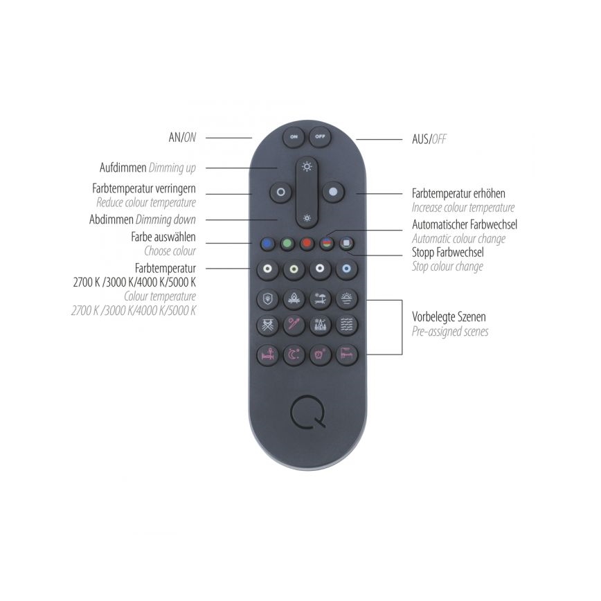 Paul Neuhaus 6071-18 - LED himmennettävä kattovalaisin Q-PIATO LED/35W/230V halkaisija 51 cm 2700-5000K Wi-Fi + kaukosäädin