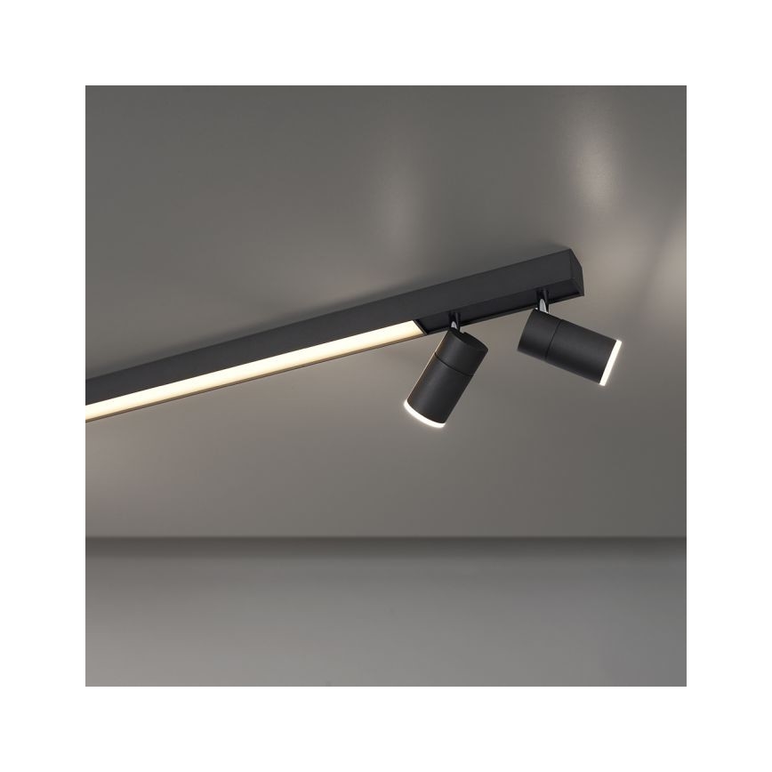 Paul Neuhaus 6121-13 - PURE himmennettävä LED-kohdevalaisin 4xLED/4W/230V + LED/9W 2700-5000K + kaukosäädin