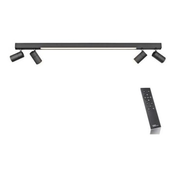 Paul Neuhaus 6121-13 - PURE himmennettävä LED-kohdevalaisin 4xLED/4W/230V + LED/9W 2700-5000K + kaukosäädin