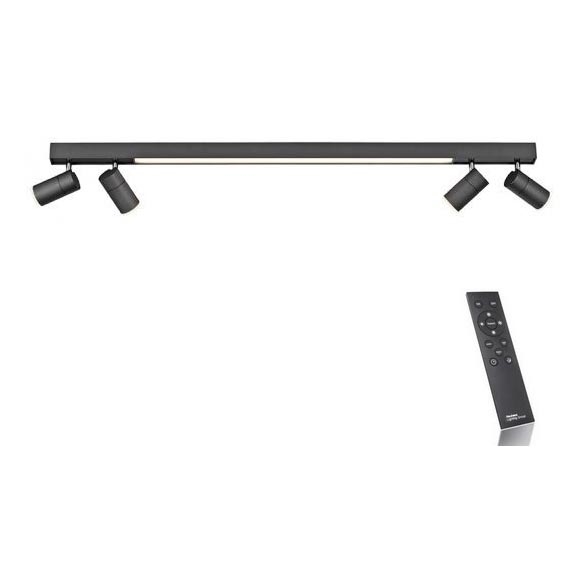 Paul Neuhaus 6121-13 - PURE himmennettävä LED-kohdevalaisin 4xLED/4W/230V + LED/9W 2700-5000K + kaukosäädin