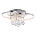 Paul Neuhaus 6267-17 - Himmennettävä LED-kattovalaisin ROTAZO LED/32W/230V halkaisija 45 cm kiiltävä kromi