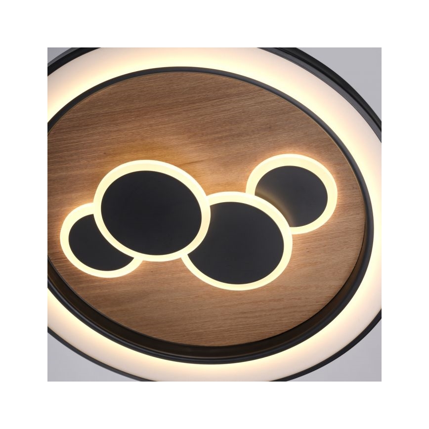 Paul Neuhaus 6284-79 - LED-kattovalaisin ELIZA LED/55,5W/230V halkaisija 60 cm tammi