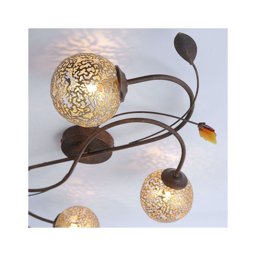 Paul Neuhaus 6395-48 - Kiinteä kattokruunu GRETA 4xG9/40W/230V