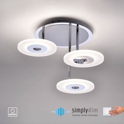 Paul Neuhaus 6446-55 - LED-himmennyskattokruunu ADALI 3xLED/13W/230V