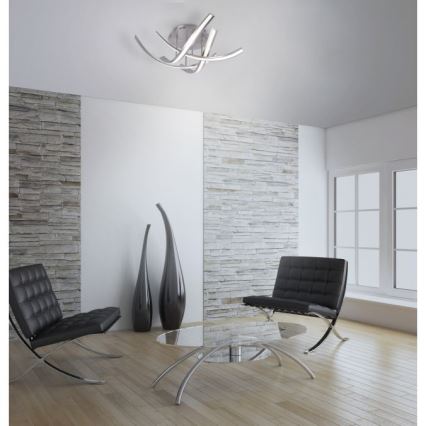 Paul Neuhaus 6474-55 - LED-himmennettävä kattovalaisin LINDA 4xLED / 7W / 230V