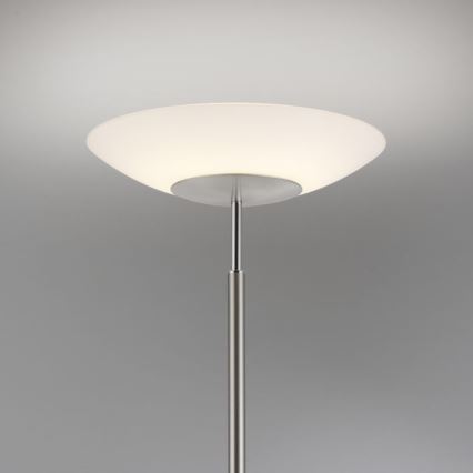 Paul Neuhaus 655-55 - Himmennettävä LED-lattiavalaisin ALFRED 1xLED/28W+1xLED/4W/230V kiiltävä kromi