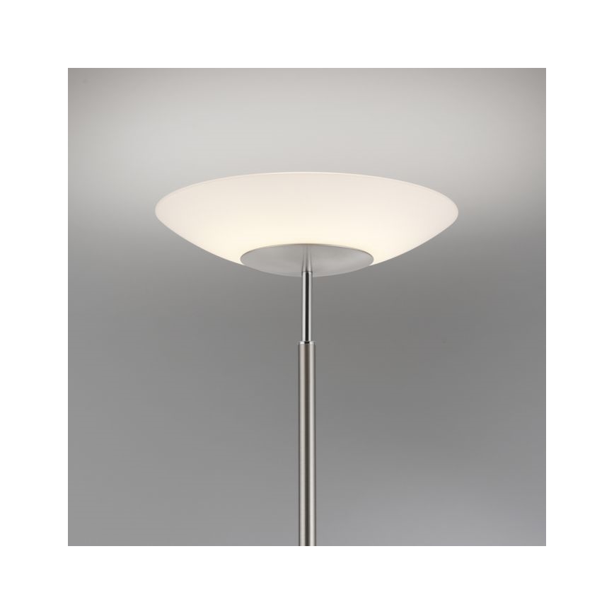 Paul Neuhaus 655-55 - Himmennettävä LED-lattiavalaisin ALFRED 1xLED/28W+1xLED/4W/230V kiiltävä kromi