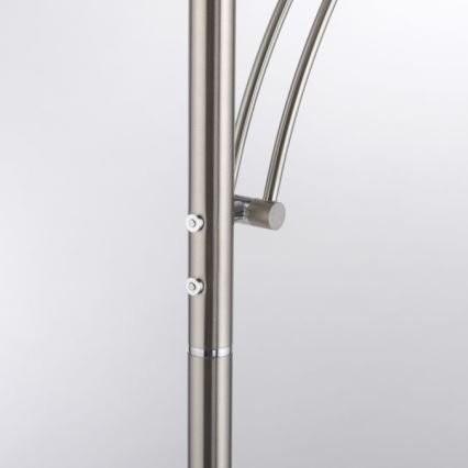 Paul Neuhaus 655-55 - Himmennettävä LED-lattiavalaisin ALFRED 1xLED/28W+1xLED/4W/230V kiiltävä kromi