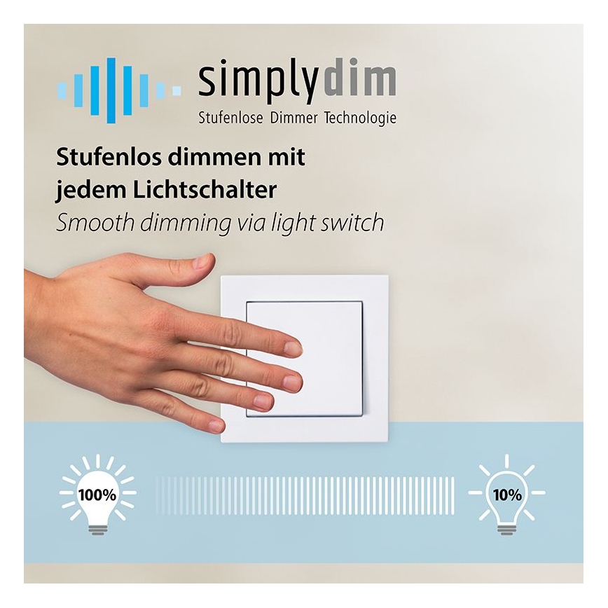 Paul Neuhaus 6551-48 - LED Himmennettävä kattovalo NEVIS LED/18W/230V