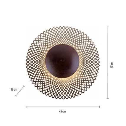 Paul Neuhaus 6551-48 - LED Himmennettävä kattovalo NEVIS LED/18W/230V