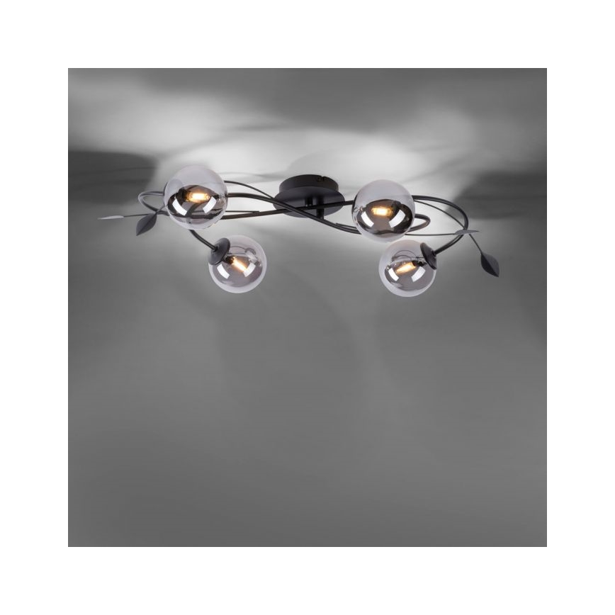 Paul Neuhaus 6724-18 - LED Pinta-asetettava kattokruunu WIDOW 4xG9/3W/230V