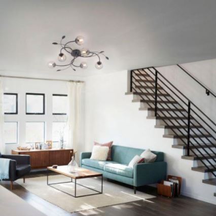 Paul Neuhaus 6737-18 - LED Pinta-asetettava kattokruunu WIDOW 6xG9/3W/230V