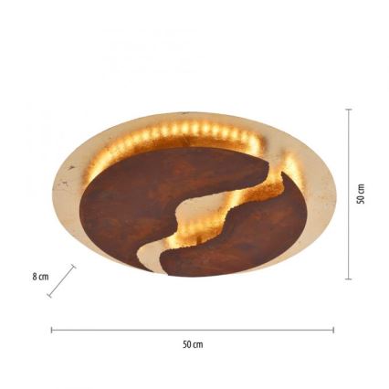 Paul Neuhaus 6983-48 - LED-himmennettävä kattovalaisin NEVIS LED / 42W / 230V