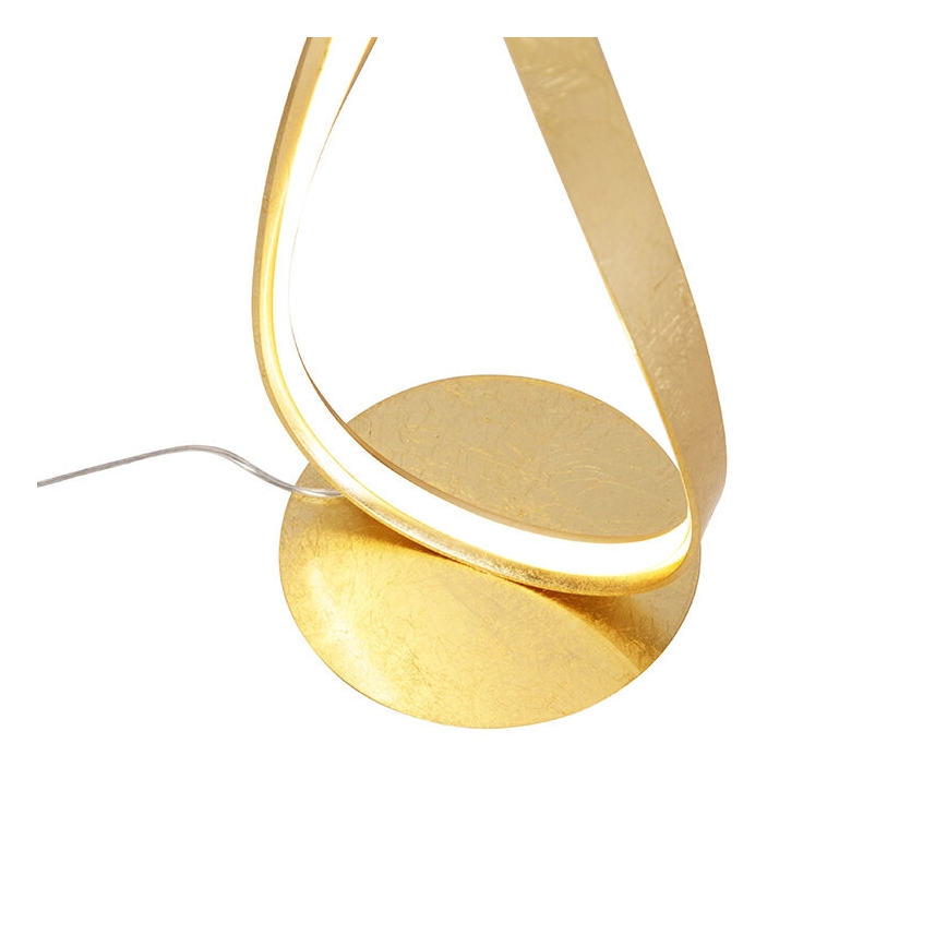 Paul Neuhaus 720-12 - Himmennettävä LED-lattiavalaisin LINDA LED/27W/230V kultainen