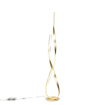 Paul Neuhaus 720-12 - Himmennettävä LED-lattiavalaisin LINDA LED/27W/230V kultainen