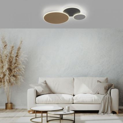 Paul Neuhaus 8007-70 - LED himmennettävä kattovalaisin Q-PIATO LED/35W/230V 2700-5000K Wi-Fi + kaukosäädin