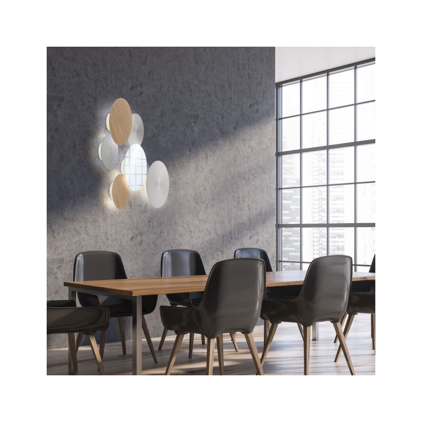 Paul Neuhaus 8153-79 - LED himmennettävä seinävalaisin PUNTUA LED/1,3W/3,7V 2200 mAh + kaukosäädin