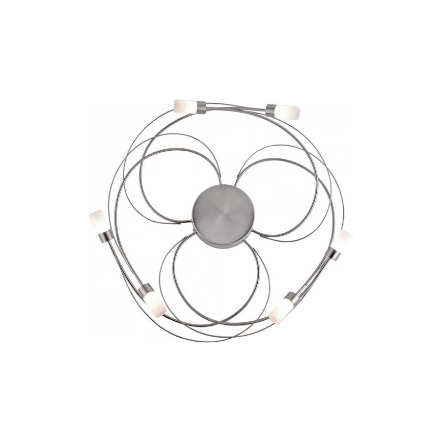 Paul Neuhaus 8250-55 - LED Himmennettävä pinta-asetettava kattokruunu NELIA 6xLED/3W/230V