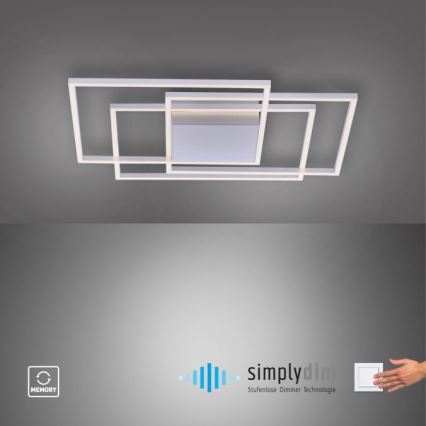 Paul Neuhaus 8256-55 - Himmennettävä LED-kattovalaisin INIGO 3xLED/16W/230V