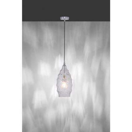 Paul Neuhaus 8267-00 - Kattokruunu johdossa SCARLETT 1xE27/60W/230V halkaisija 19 cm läpinäkyvä