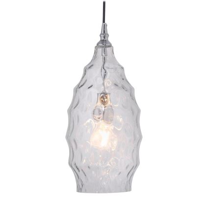 Paul Neuhaus 8267-00 - Kattokruunu johdossa SCARLETT 1xE27/60W/230V halkaisija 19 cm läpinäkyvä