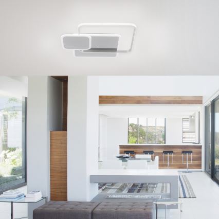 Paul Neuhaus 8319-55 - Himmennettävä LED-kattovalaisin EMILIO LED/53W/230V + kauko-ohjaus