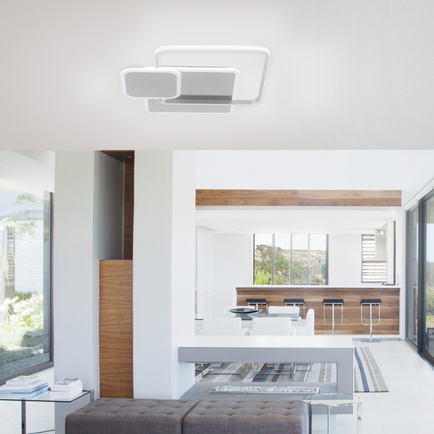 Paul Neuhaus 8319-55 - Himmennettävä LED-kattovalaisin EMILIO LED/53W/230V + kauko-ohjaus