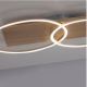 Paul Neuhaus 8329-79 - LED-himmennyskattokruunu PALMA LED/26W/230V 2700-5000K mänty + kauko-ohjaus