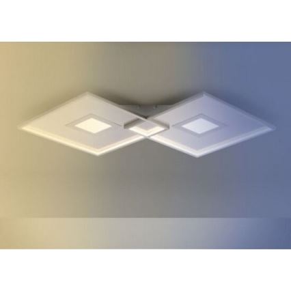 Paul Neuhaus 8378-55 - Himmennettävä LED-kattovalaisin AMARA LED/45W/230V kiiltävä kromi + kauko-ohjaus