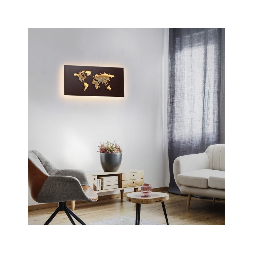 Paul Neuhaus 9056-48 - LED Seinäkoristevalo MAP LED/25W/230V 3000K