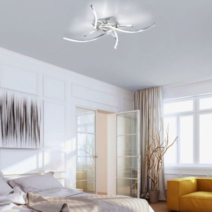 Paul Neuhaus 9144-55 - LED Himmennettävä pinta-asetettava kattokruunu POLINA LED/27W/230V