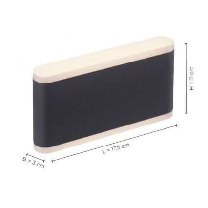 Paul Neuhaus 9483-13 - LED-ulkoseinävalaisin ELSA 2xLED/5,4W/230V IP65