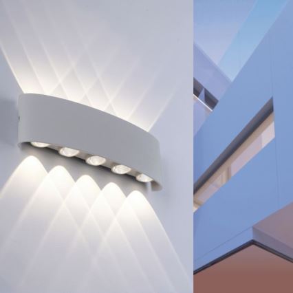 Paul Neuhaus 9489-21- LED Ulkoseinävalo CARLO 10xLED/0,8W/230V IP54