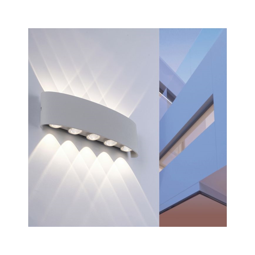 Paul Neuhaus 9489-21- LED Ulkoseinävalo CARLO 10xLED/0,8W/230V IP54