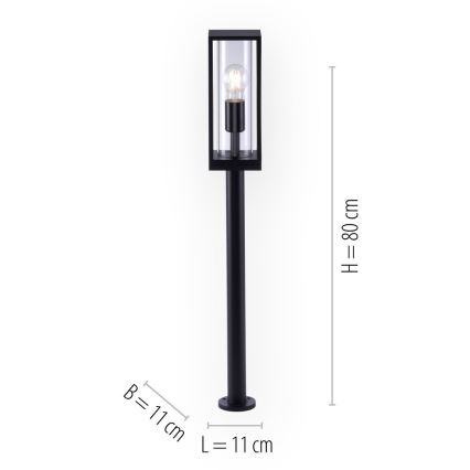 Paul Neuhaus 9497-13 - Ulkolamppu EMIL 1xE27/60W/230V IP44