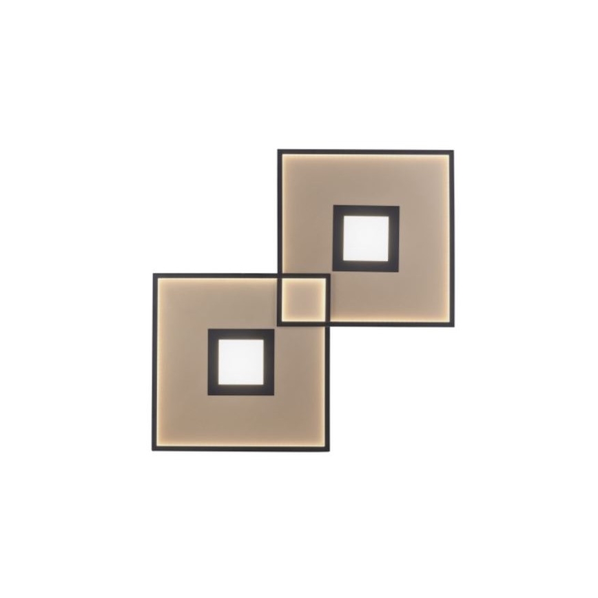 Paul Neuhaus - LED-himmennettävä kattovalaisin AMARA 1xLED / 45W / 230V + RC kulta