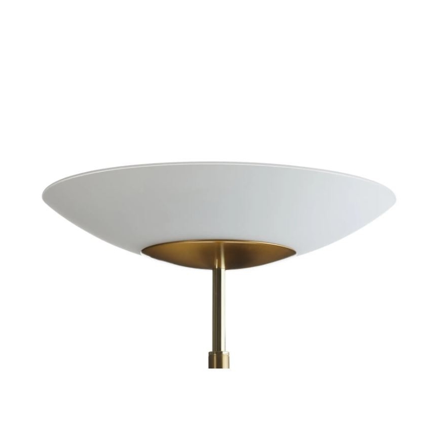 Paul Neuhaus - 655-60 - Himmennettävä LED-lattiavalaisin ALFRED 1xLED/28W/230V+1xLED/4W/230V messinki