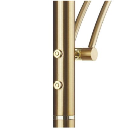 Paul Neuhaus - 655-60 - Himmennettävä LED-lattiavalaisin ALFRED 1xLED/28W/230V+1xLED/4W/230V messinki