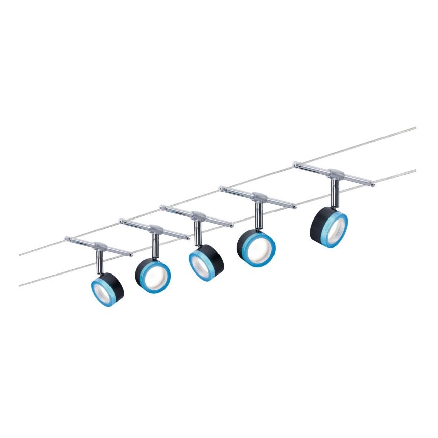 Paulmann 3982 - SETTI 5xLED/4W Kohdevalo johtosysteemiin TIP 230V
