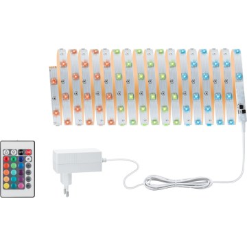 Paulmann 3989 - himmennettävä LED-nauha RGBW/19W TIP 10 m 230V + kaukosäädin