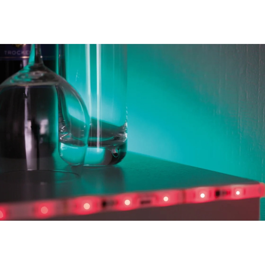 Paulmann 70480 - LED RGBW/16,5W Himmennettävä nauha DIGITAL 5 m 230V + kauko-ohjaus