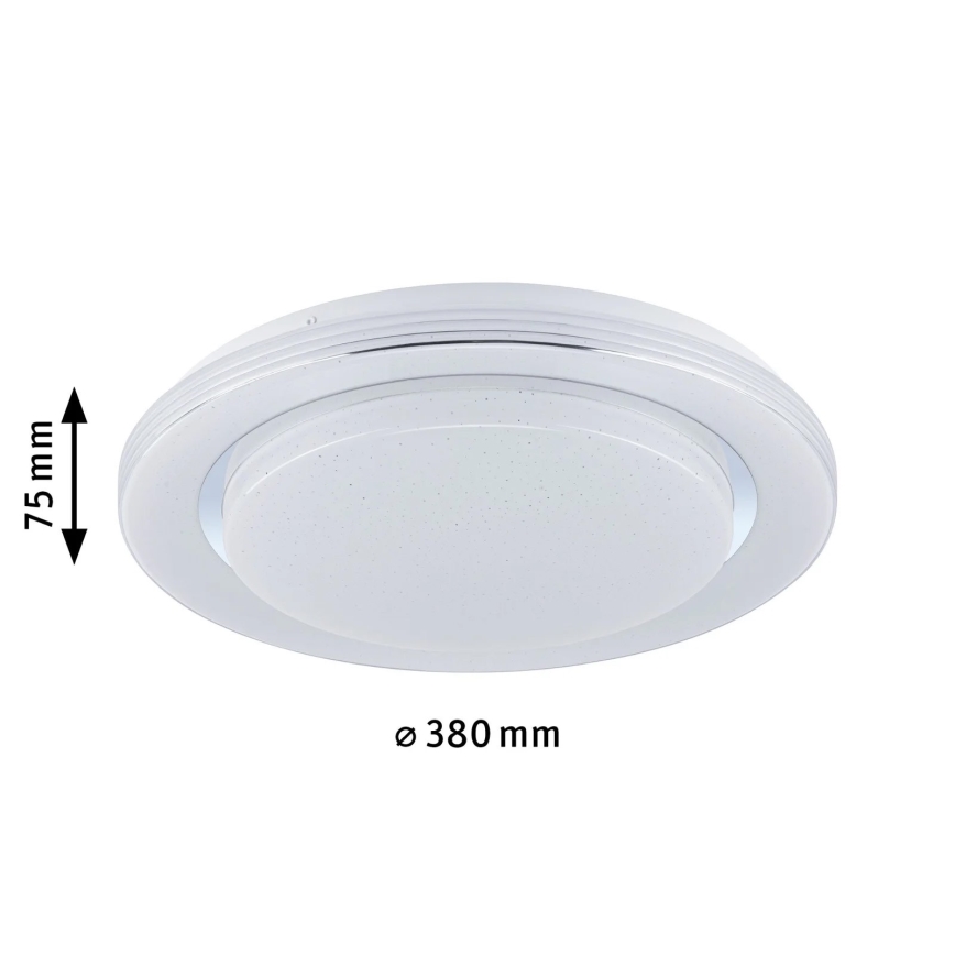 Paulmann 70546 - LED RGBW/22W Himmennettävä kattovalo RAINBOW 230V 3000-6500K + remote control
