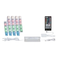 Paulmann 70627 - LED RGB/18W IP44 Himmennettävä kylpyhuoneen LED-nauha MAXLED 1,5 m 230V + kaukosäädin