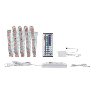 Paulmann 70674 - LED RGB/22W Himmennettävä nauha MAXLED 1,5 m 230V + kauko-ohjaus