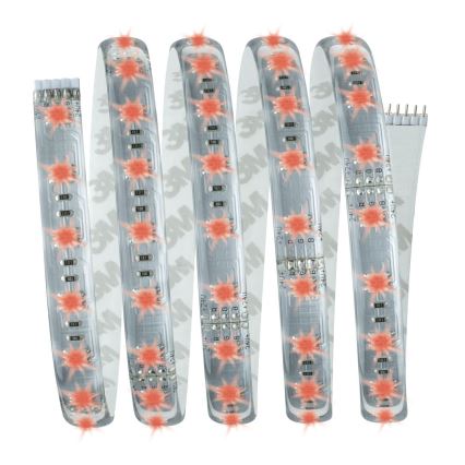 Paulmann 70674 - LED RGB/22W Himmennettävä nauha MAXLED 1,5 m 230V + kauko-ohjaus