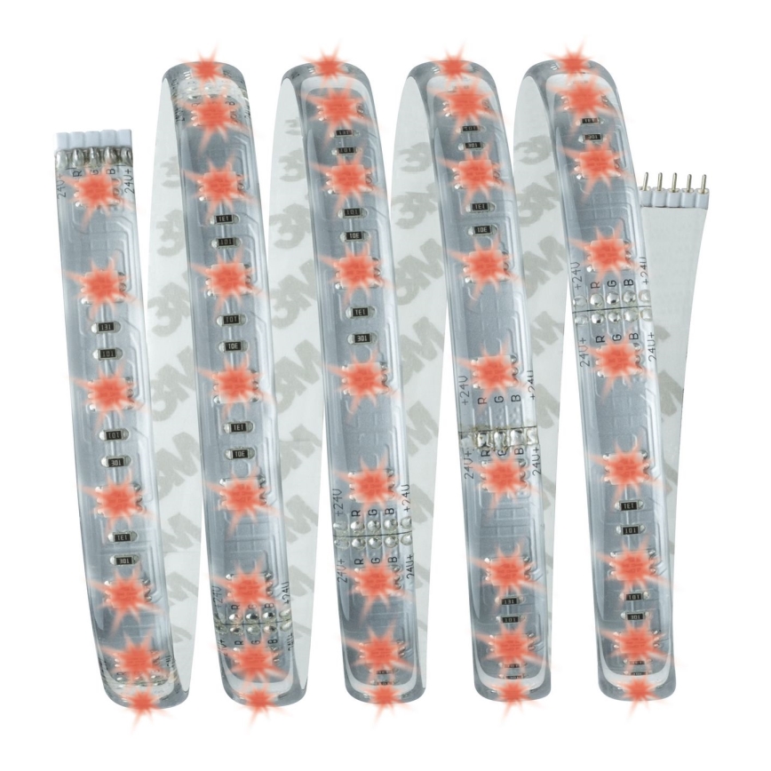 Paulmann 70674 - LED RGB/22W Himmennettävä nauha MAXLED 1,5 m 230V + kauko-ohjaus