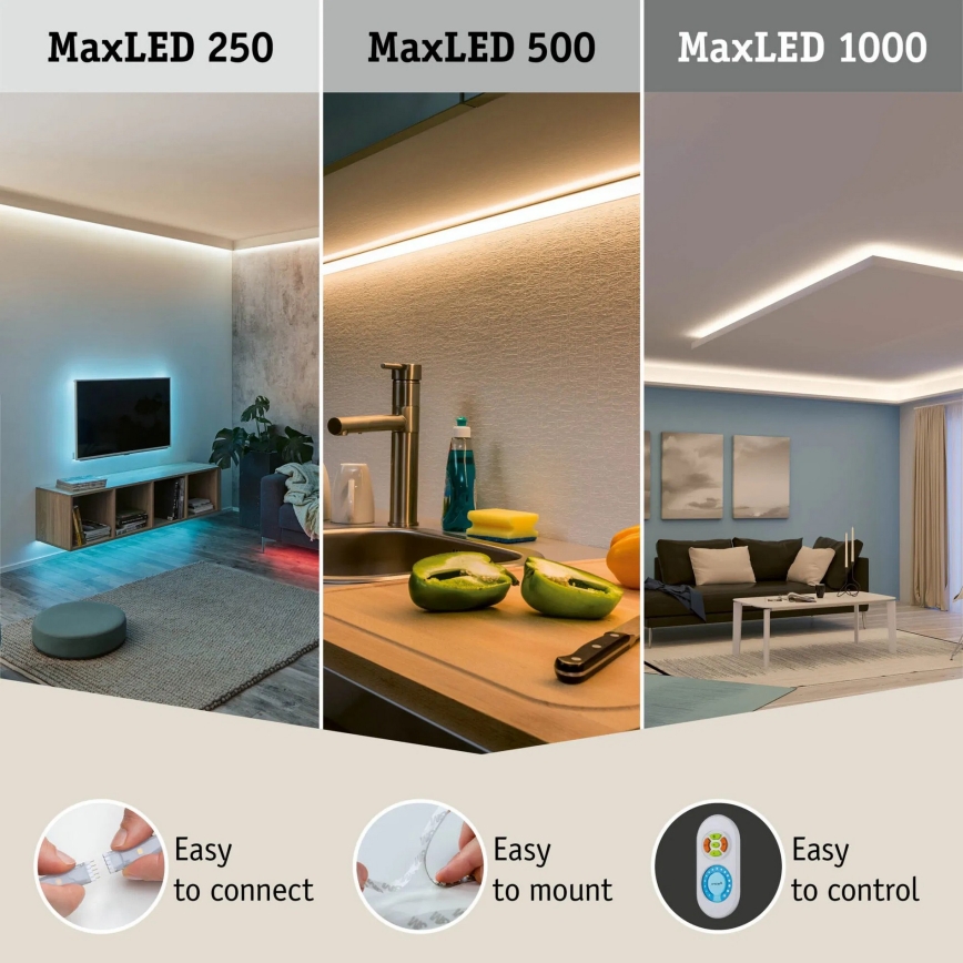 Paulmann 70683 - MAXLED 24V LED-nauhojen himmennin + kaukosäädin